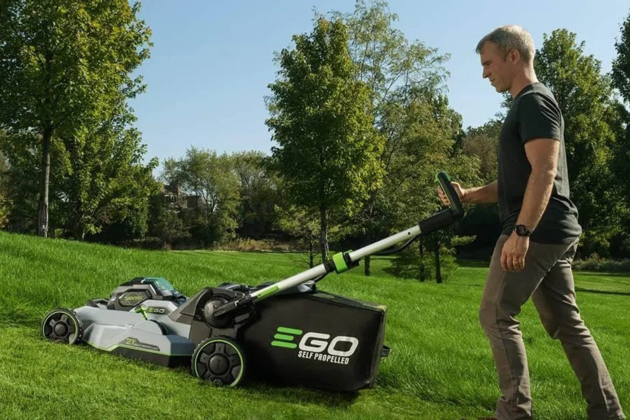 electric walk behind lawn mowers